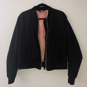 H&M: Black bomber jacket